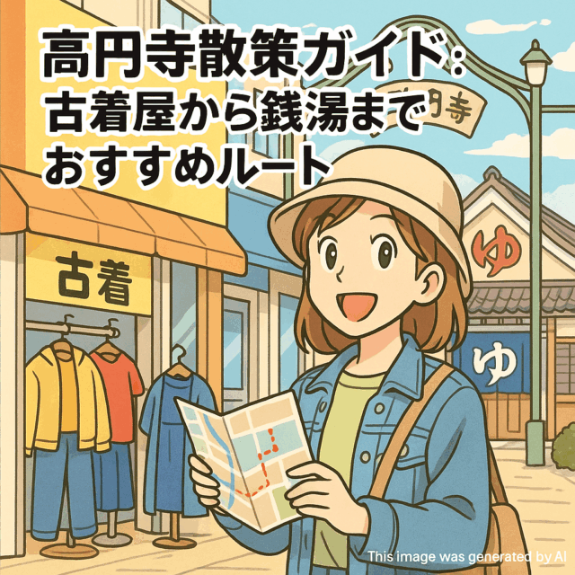 高円寺散策ガイド: 古着屋から銭湯までのおすすめルート