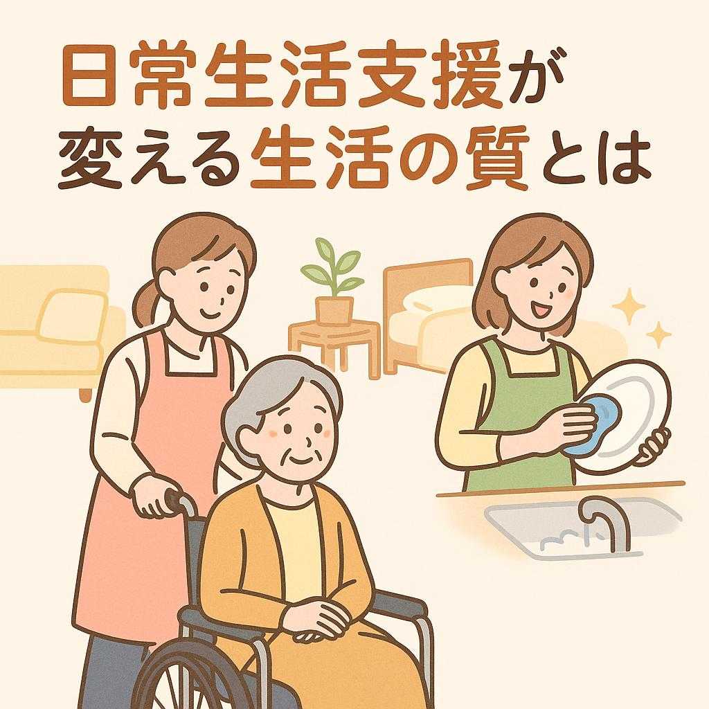日常生活支援が変える生活の質とは