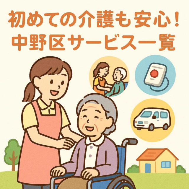 初めての介護も安心！中野区サービス一覧
