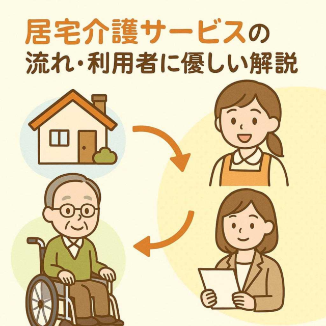 居宅介護サービスの流れ・利用者に優しい解説