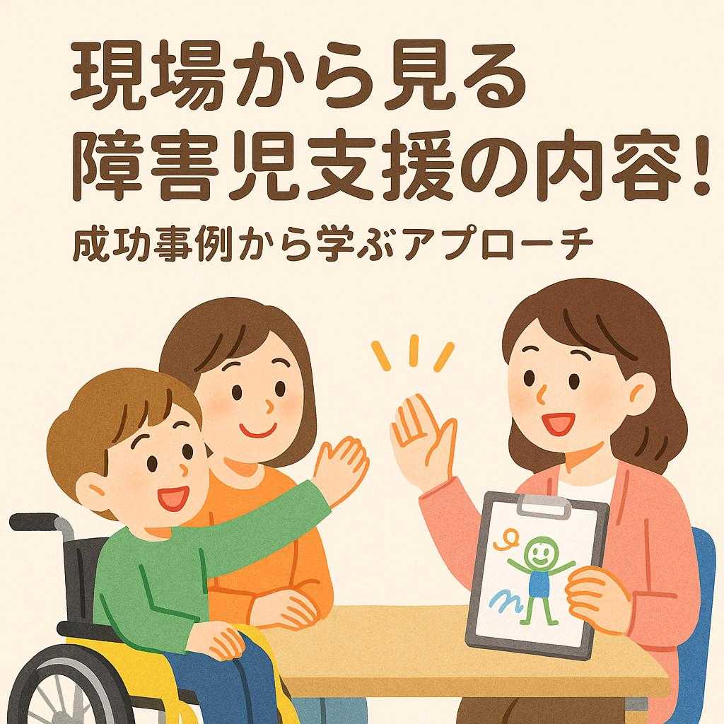 現場から見る障害児支援の内容！成功事例から学ぶアプローチ