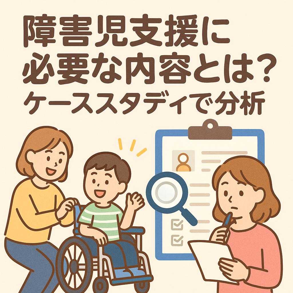 障害児支援に必要な内容とは？ケーススタディで分析