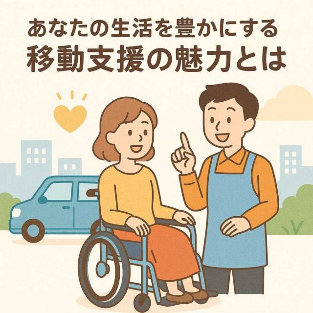 あなたの生活を豊かにする移動支援の魅力とは