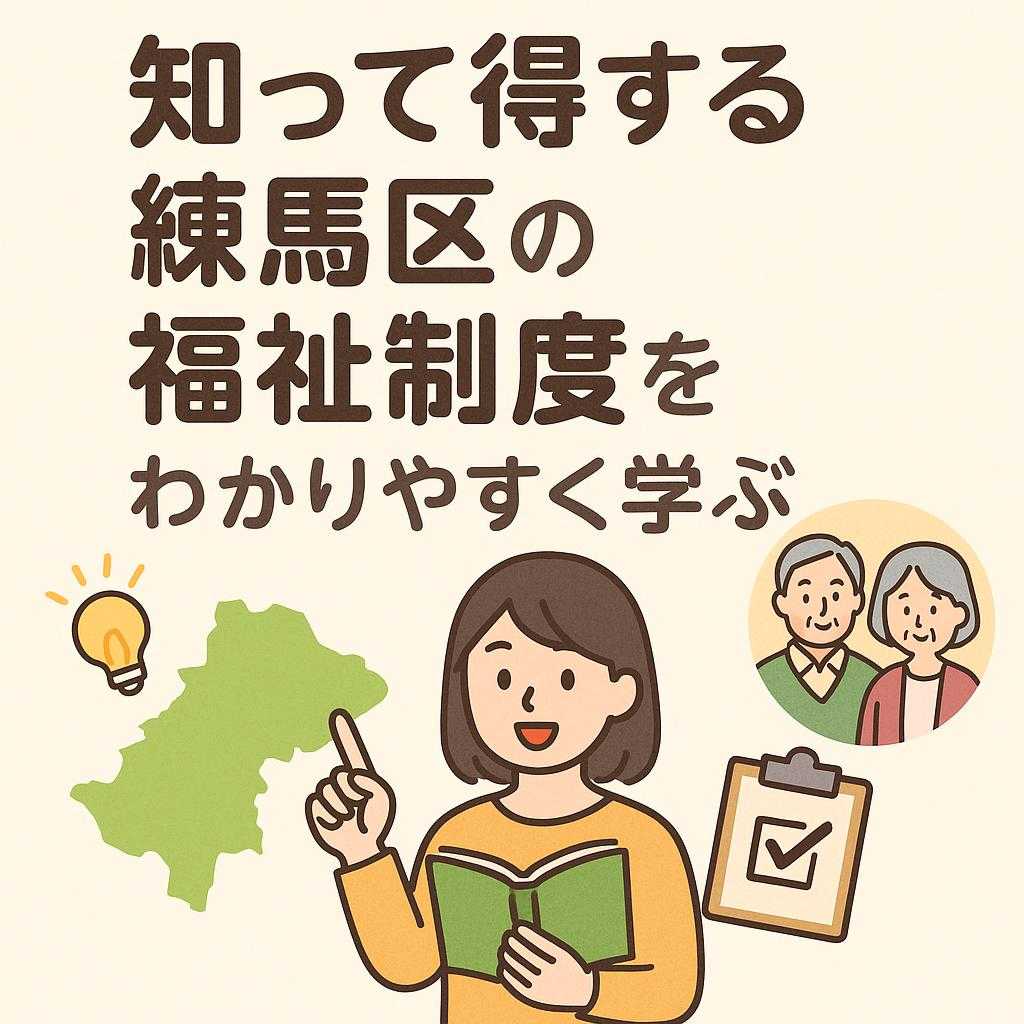 知って得する 練馬区の福祉制度をわかりやすく学ぶ