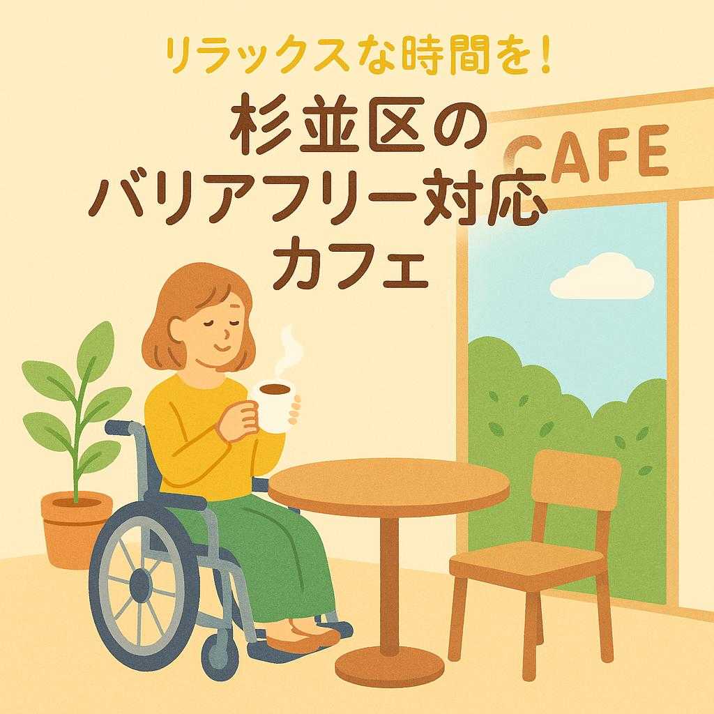 リラックスな時間を！杉並区のバリアフリー対応カフェ