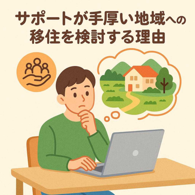 サポートが手厚い地域への移住を検討する理由