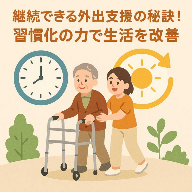 継続できる外出支援の秘訣！習慣化の力で生活を改善