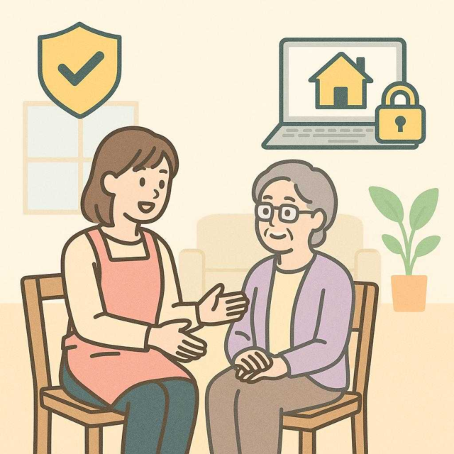 安全管理を考えた在宅支援の実践例