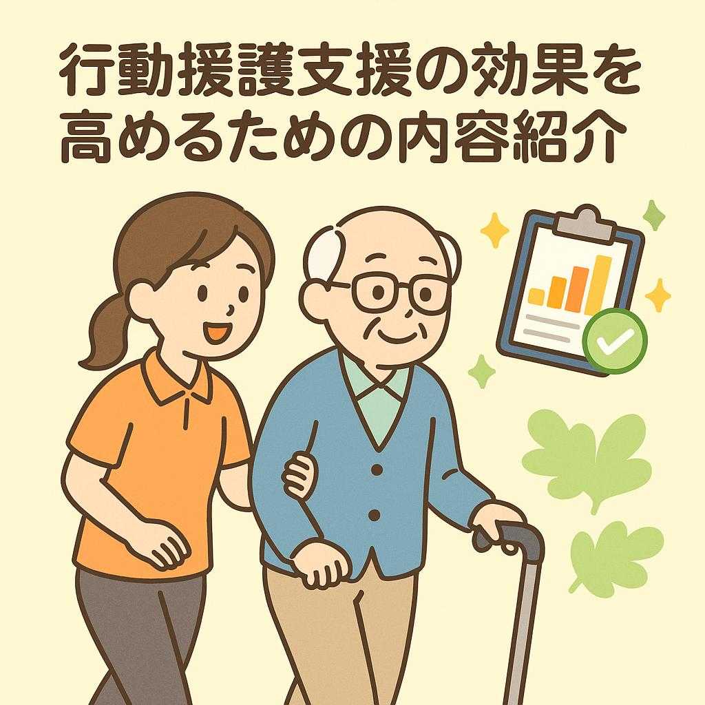 行動援護支援の効果を高めるための内容紹介
