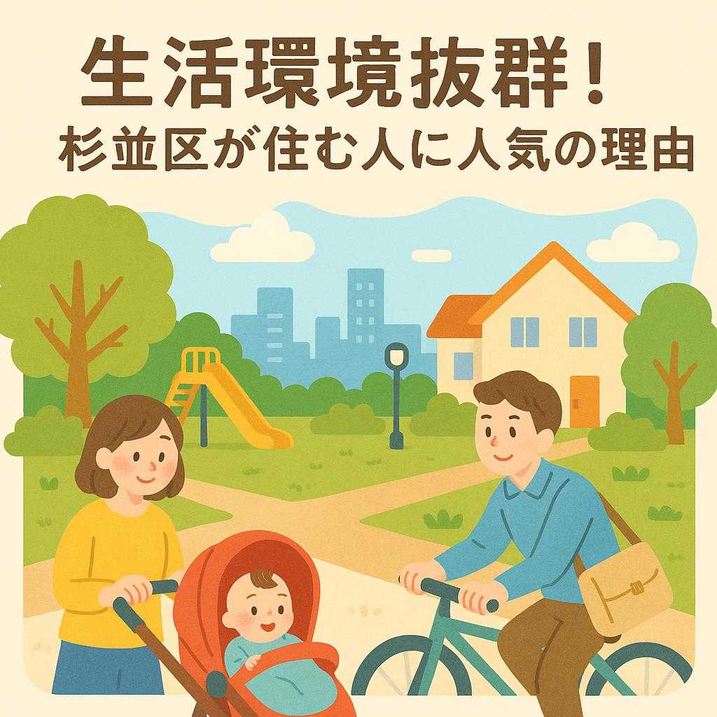 生活環境抜群！杉並区が住む人に人気の理由