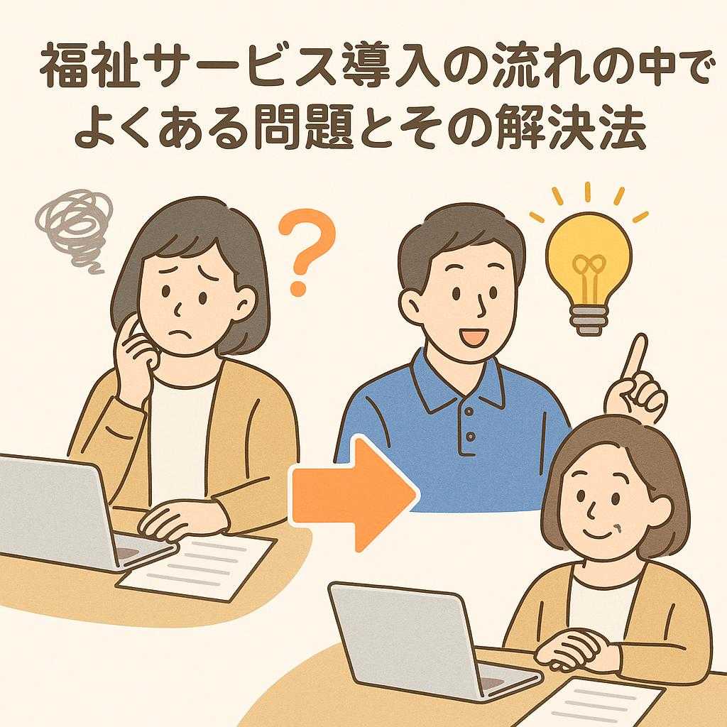 福祉サービス導入の流れの中でよくある問題とその解決法