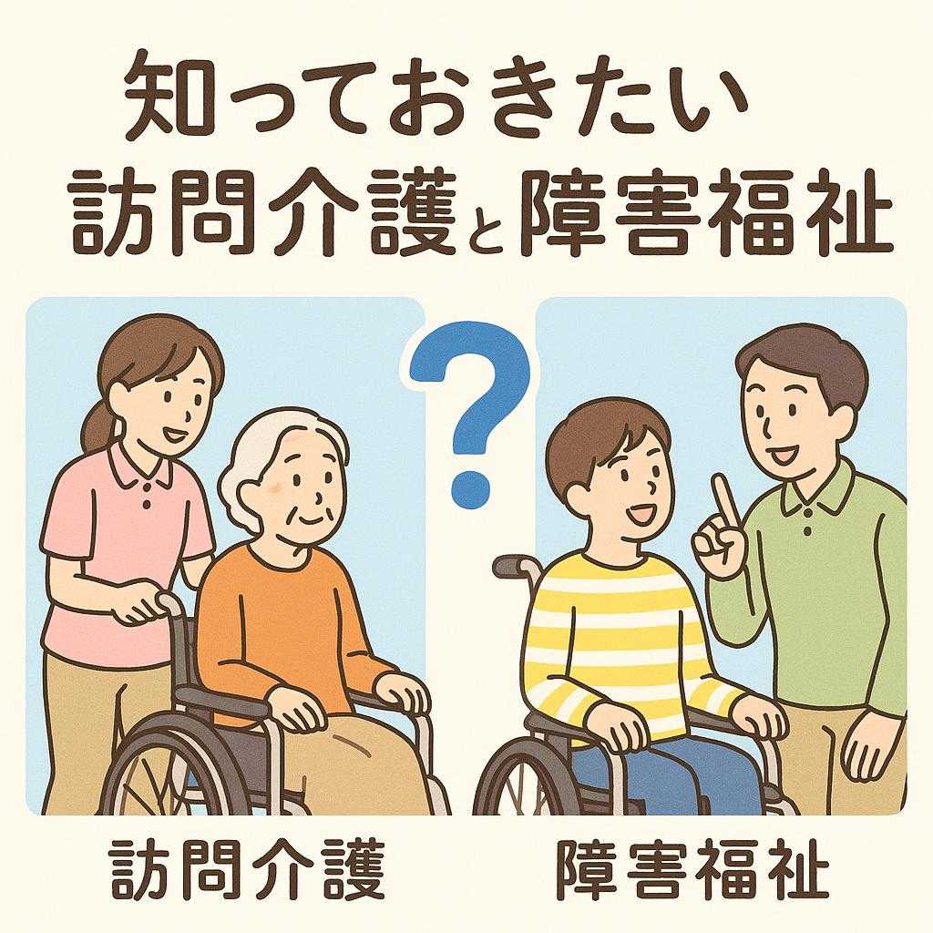 知っておきたい訪問介護と障害福祉の違い