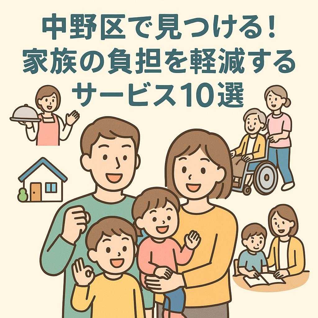 中野区で見つける！家族の負担を軽減するサービス10選