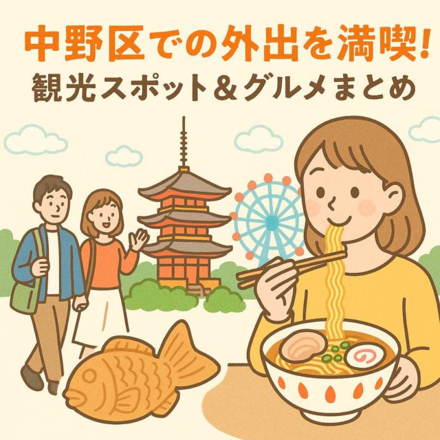 中野区での外出を満喫！観光スポット＆グルメまとめ