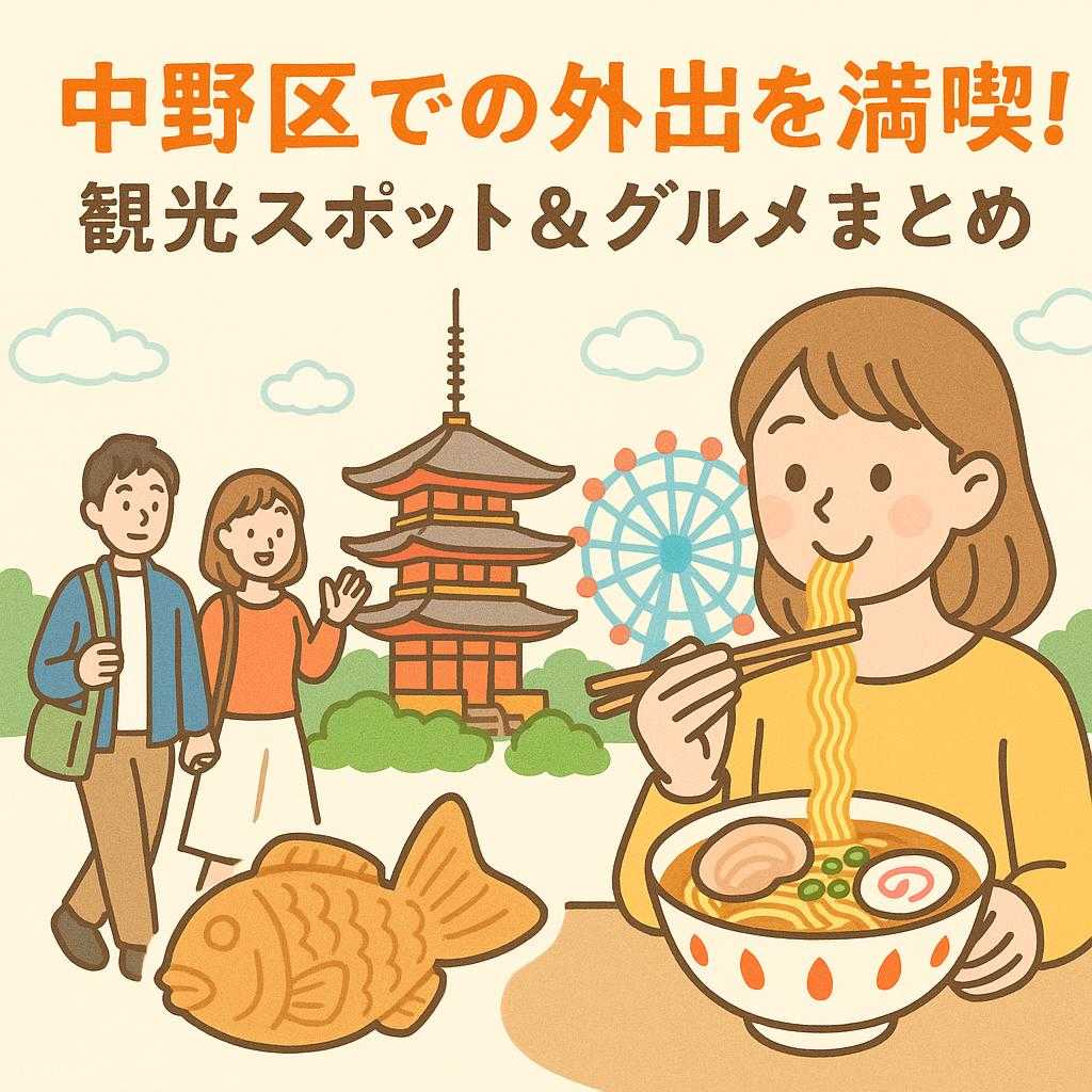 中野区での外出を満喫!観光スポット&グルメまとめ