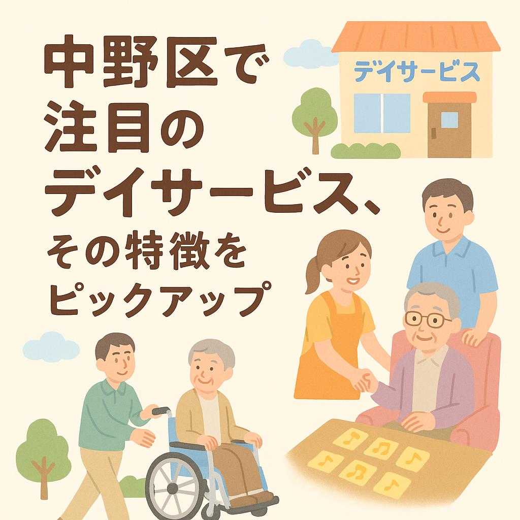 中野区で注目のデイサービス、その特徴をピックアップ