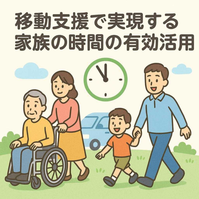 移動支援で実現する家族の時間の有効活用