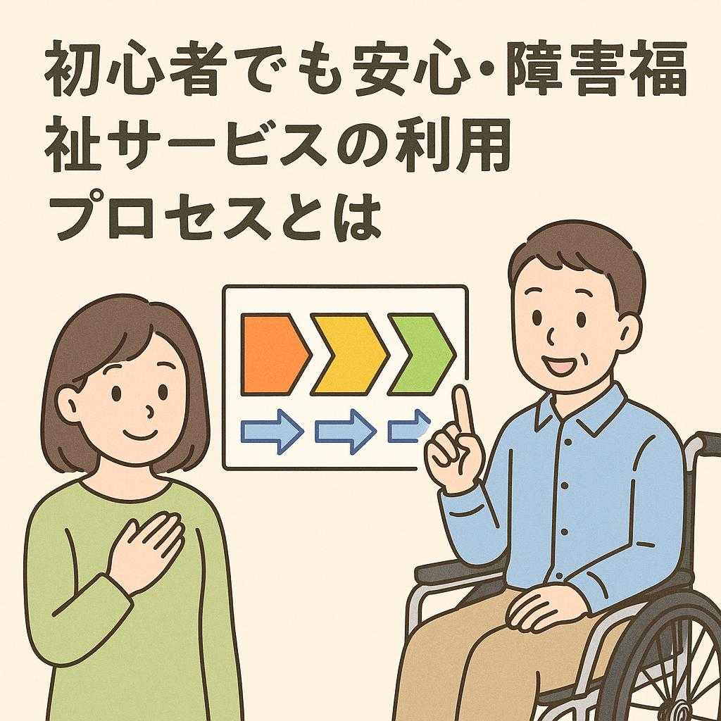 初心者でも安心・障害福祉サービスの利用プロセスとは