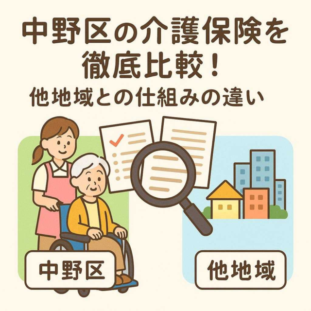 中野区の介護保険を徹底比較！他地域との仕組みの違い