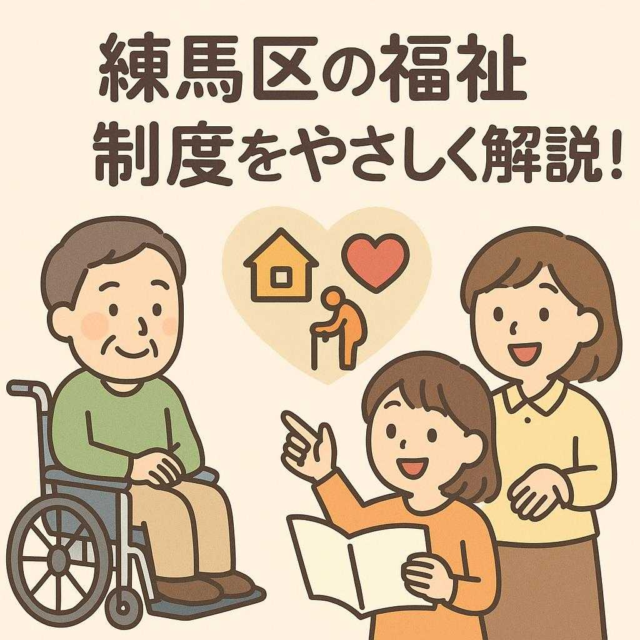 練馬区の福祉制度をやさしく解説！