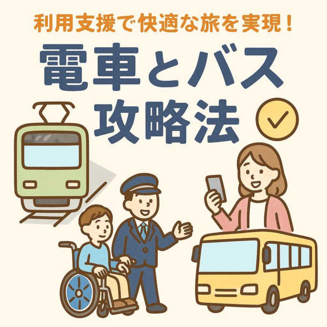 利用支援で快適な旅を実現！電車とバス攻略法