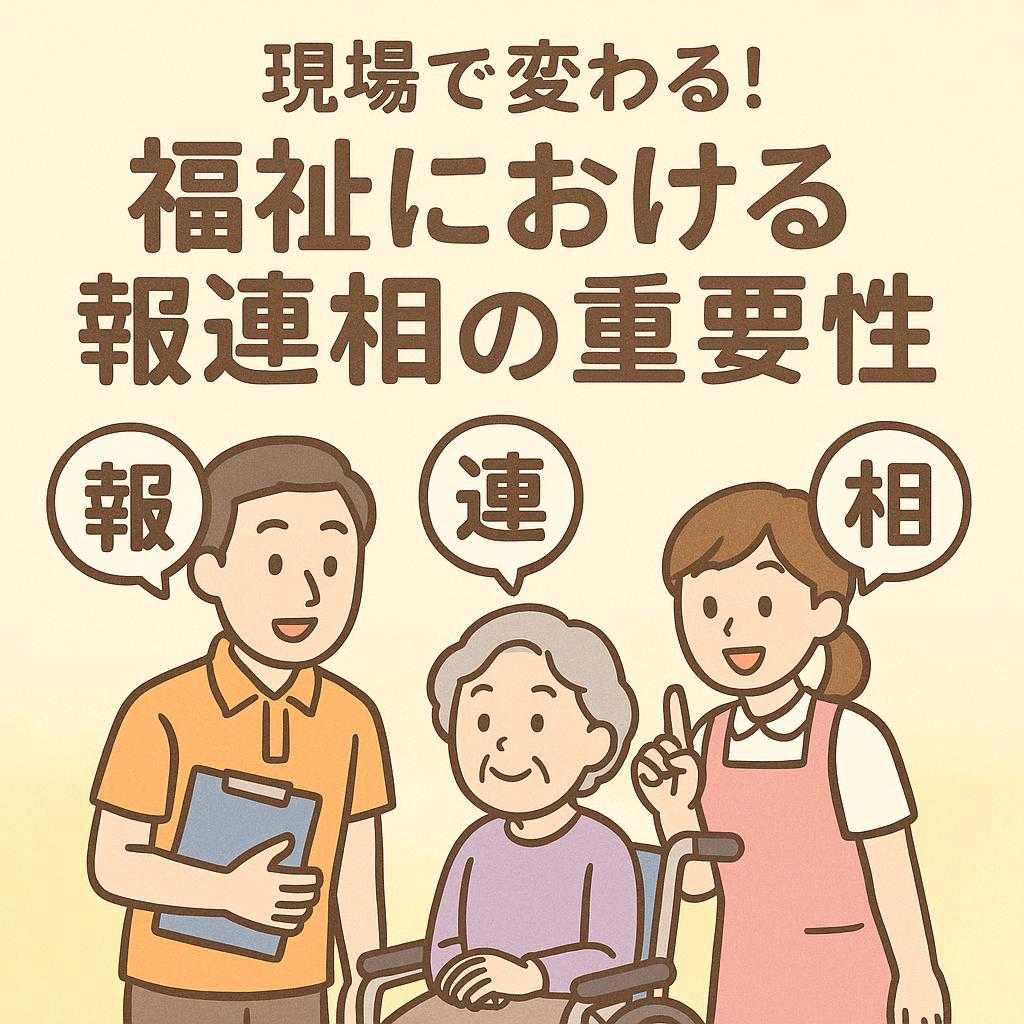 現場で変わる!福祉における報連相の重要性