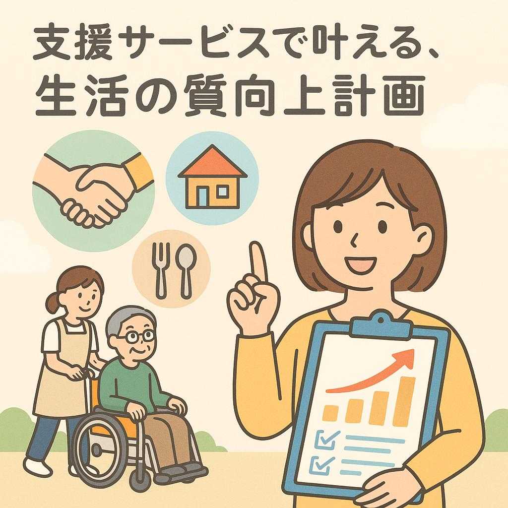 支援サービスで叶える、生活の質向上計画
