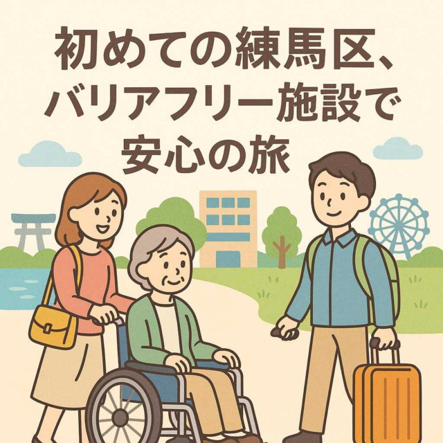 初めての練馬区、バリアフリー施設で安心の旅