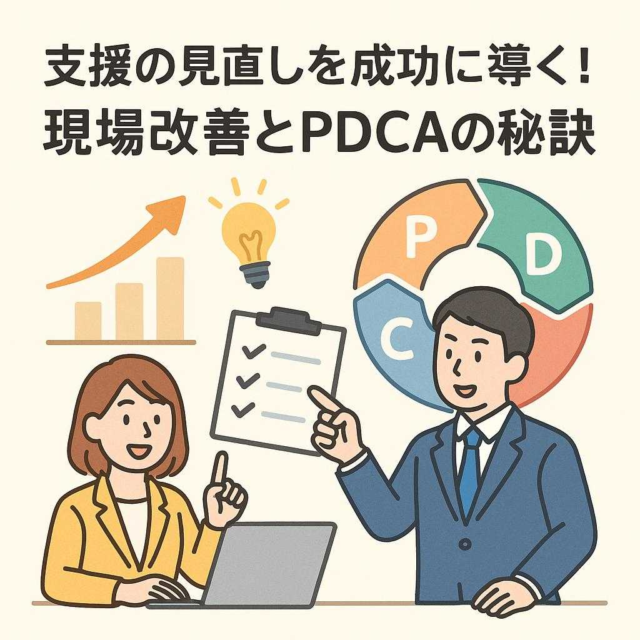 支援の見直しを成功に導く！現場改善とPDCAの秘訣