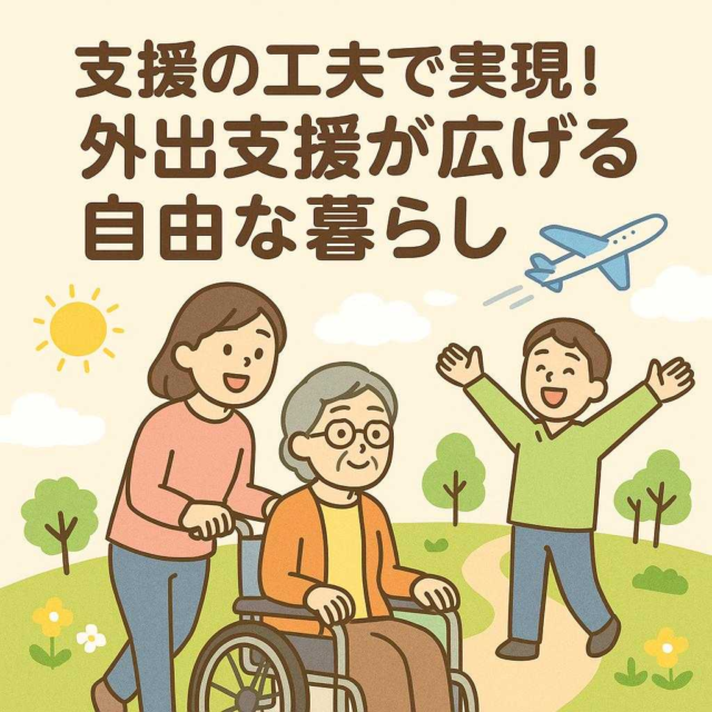 支援の工夫で実現！外出支援が広げる自由な暮らし