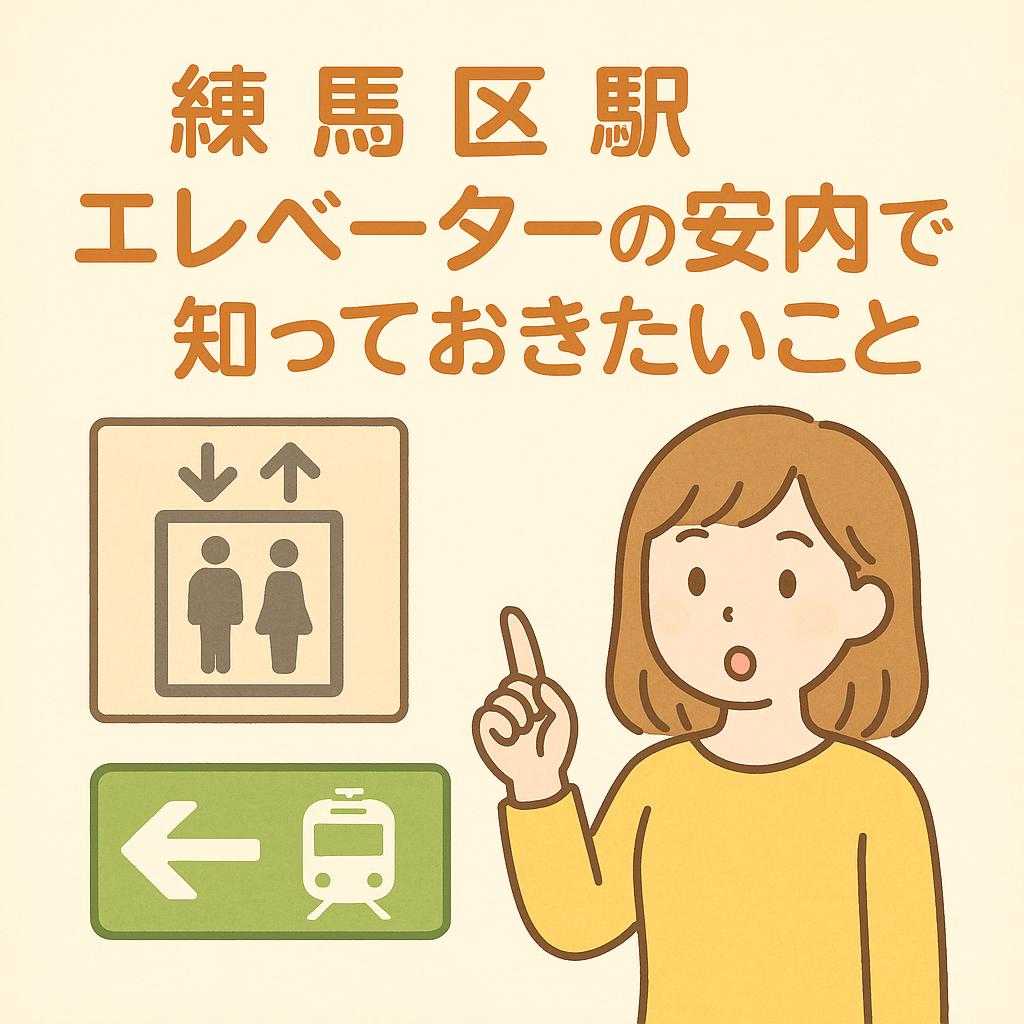 練馬区駅エレベーター案内で知っておきたいこと