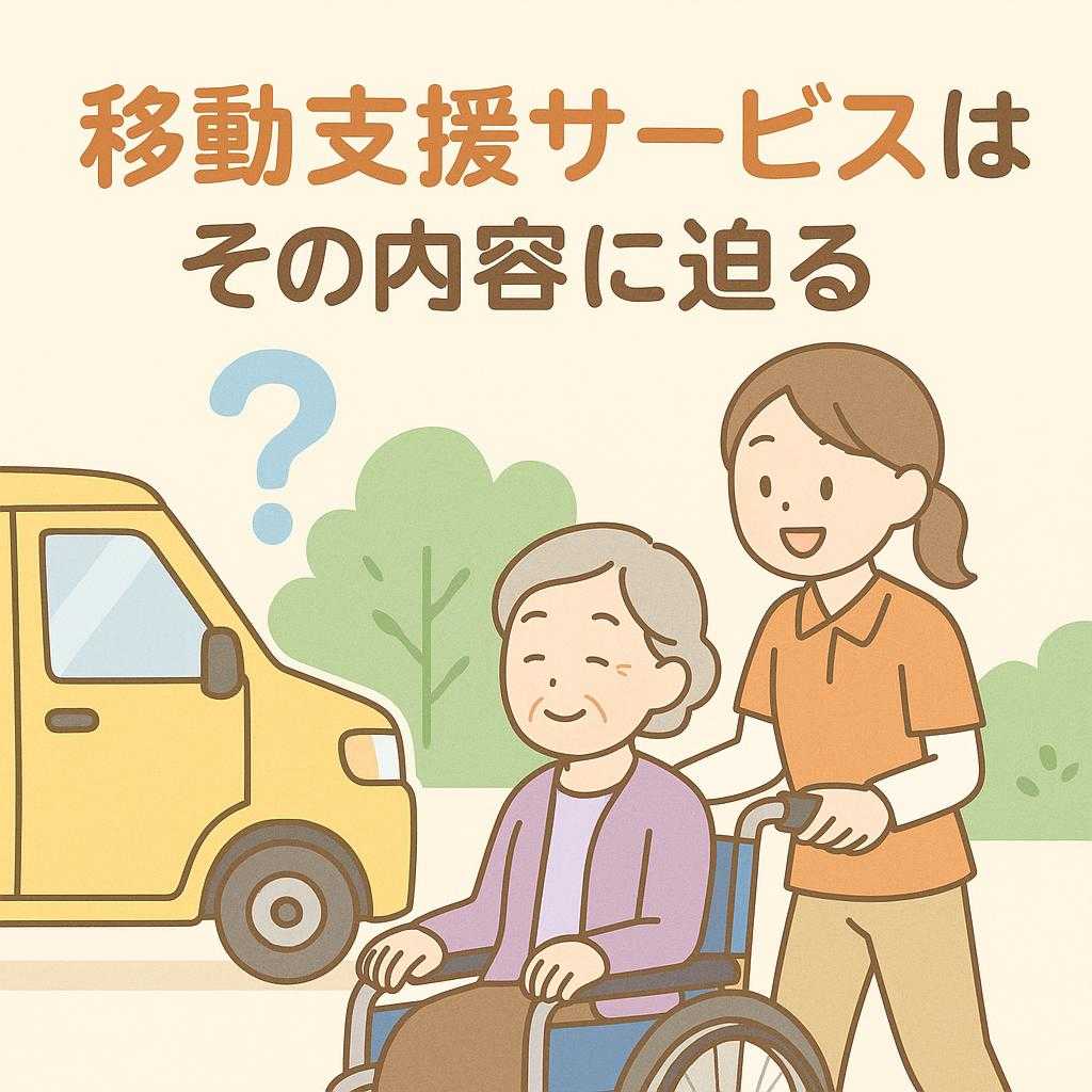 移動支援サービスとは？その内容に迫る