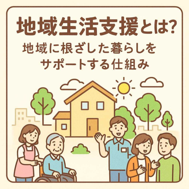 地域生活支援 とは？地域に根ざした暮らしをサポートする仕組み