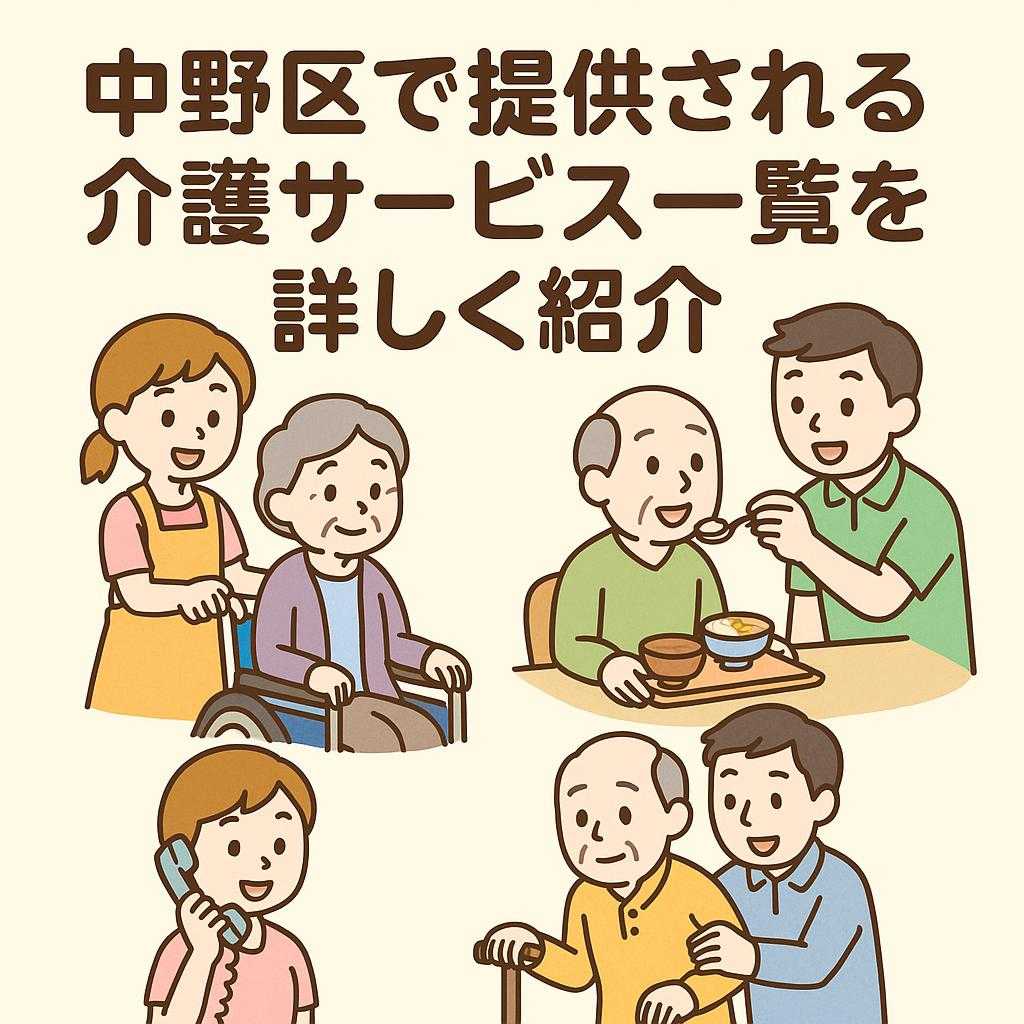 中野区で提供される介護サービス一覧を詳しく紹介