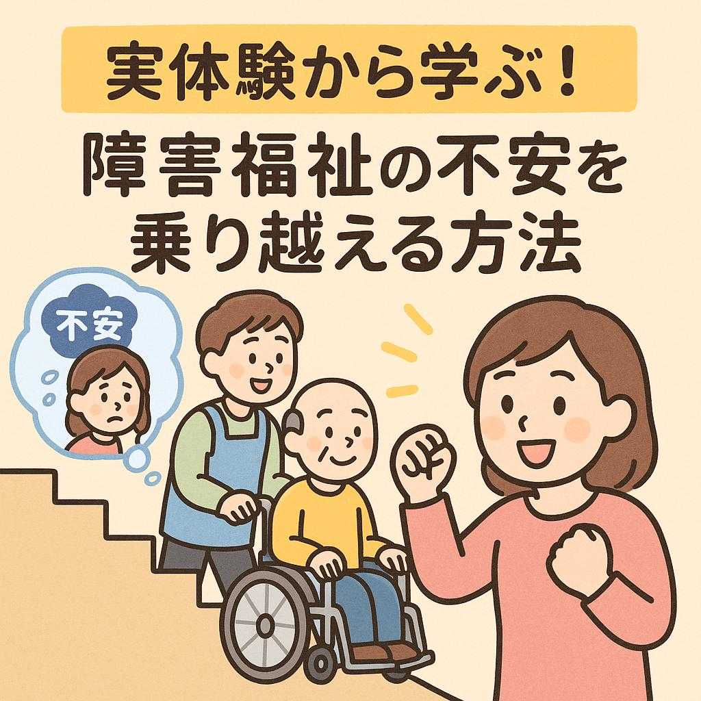 実体験から学ぶ!障害福祉の不安を乗り越える方法
