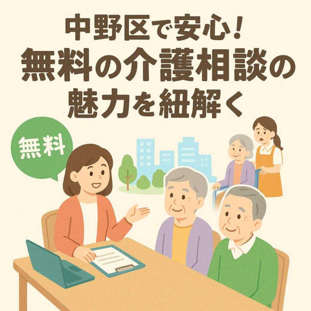 中野区で安心！無料の介護相談の魅力を紐解く