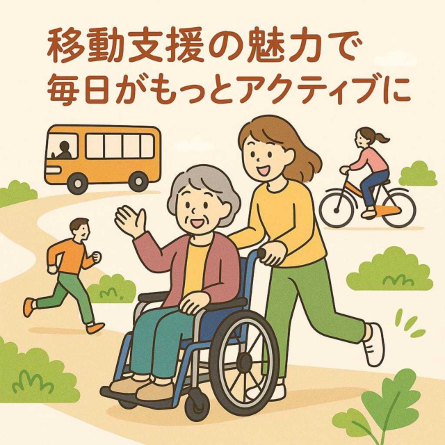 移動支援の魅力で毎日がもっとアクティブに