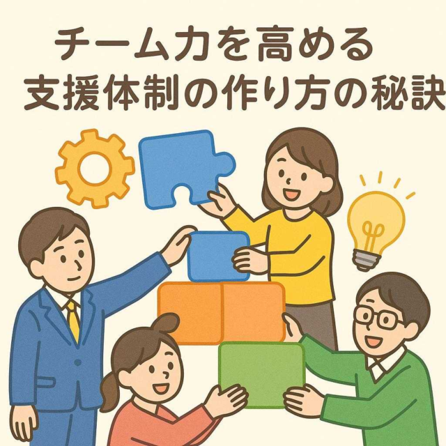 チーム力を高める支援体制の作り方の秘訣