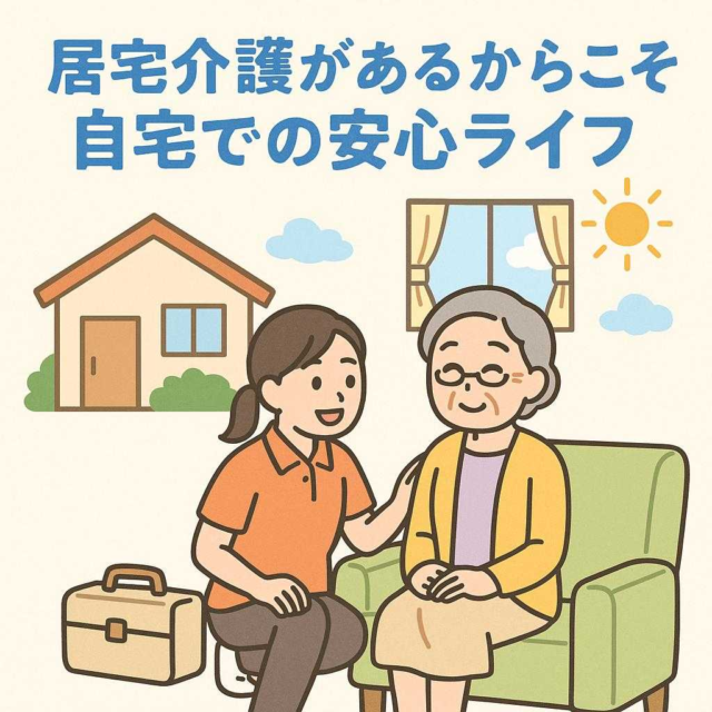 居宅介護があるからこその自宅での安心ライフ