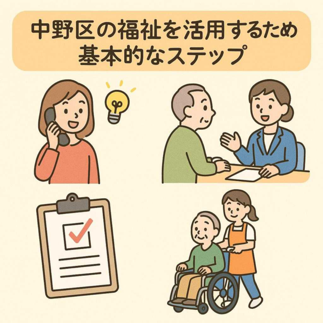 中野区の福祉を活用するための基本的なステップ