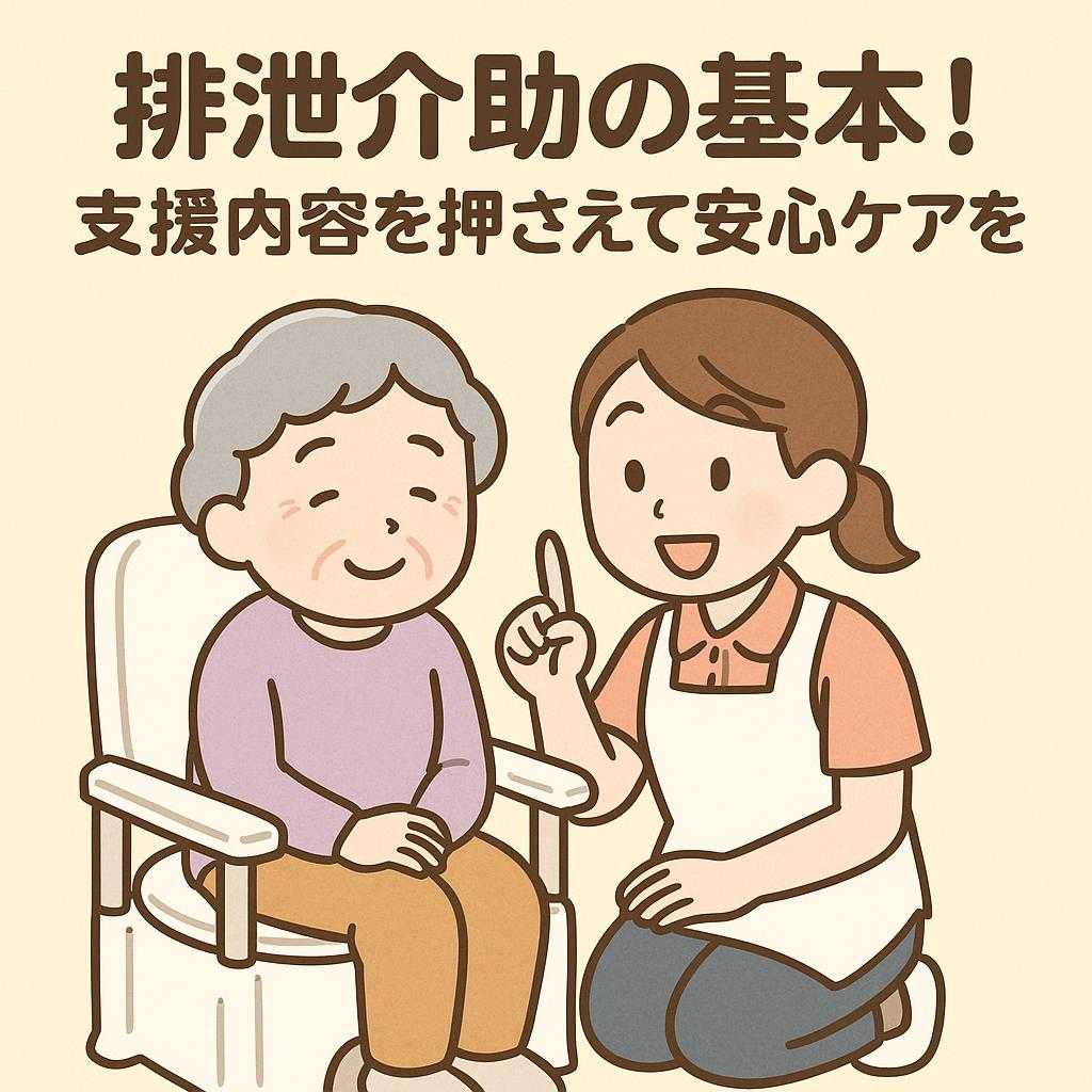 排泄介助の基本！支援内容を押さえて安心ケアを