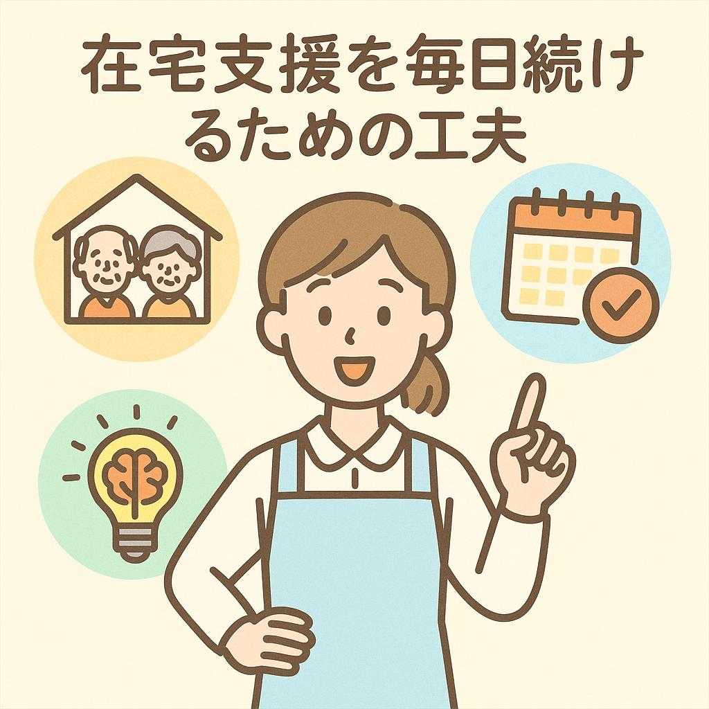 在宅支援を毎日続けるための工夫