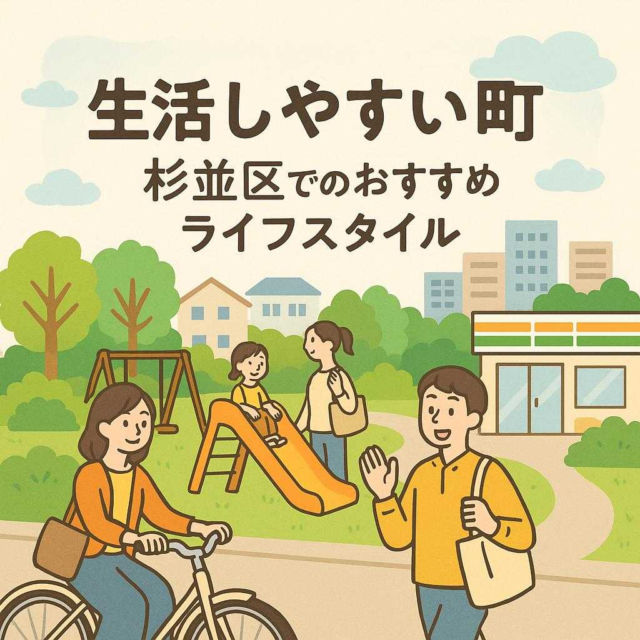 生活しやすい町 杉並区でのおすすめライフスタイル